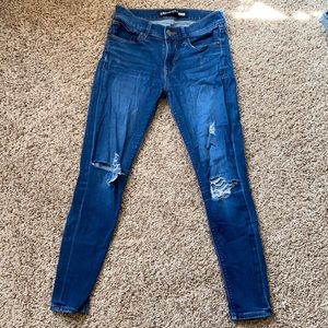 Express Supersoft Mid Rise Jean Ankle Legging